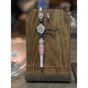 67-19  Handcrafted Extended Length Beaded Pen w/ Refill Ink